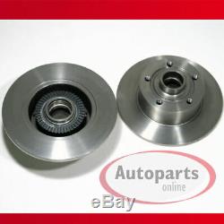 Audi A4 b5 Brake Discs ABS Rings Brake Pads 2 Spritzbleche for Rear