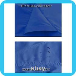 BLUE BOAT COVER FITS HEWESCRAFT-WEST COAST 160 SPORTSMAN With ANCHOR ROL 08-19
