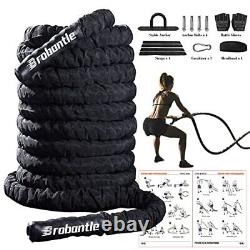 Battle Ropes 30FT Battle Rope for Exercise Rope Workout Rope Battle Rope for