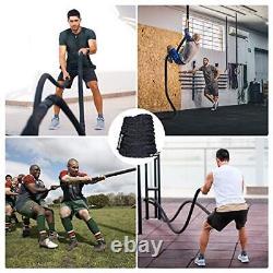 Battle Ropes 30FT Battle Rope for Exercise Rope Workout Rope Battle Rope for