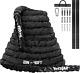 Battle Ropes, Workout Rope With Cover, Steel Anchor & Strap Included, Heavy Rope