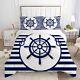 Bedding Quilt Cover 200x200 Anchor Printed Duvet Cover With Pillowcase King Size