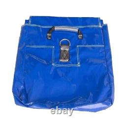 Blue Vinyl Sandbag Cover Anchor Weight 50 Lb Capacity Heavy Duty 4 Pack LOT