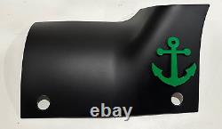 Boat Anchor in 3d Black w Green For Jeep Custom Cowl cover Unique Design