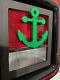 Boat Anchor In 3d Black W Green For Jeep Rear Tail Light Covers (2019- 2024)