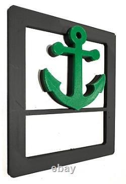 Boat Anchor in 3d Black w Green for Jeep Rear Tail Light Covers (2019- 2024)