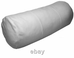 Bolster Leather Cover Cushion Yoga Neck Roll Case Soft Skin Pillow Cushions 3