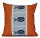 Breakwater Bay Fish Print Outdoor Square Pillow Cover & Insert (set Of 2)