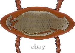 Brighton Captain Tote 3D Anchor Bay Nautical Leather & Canvas $375 MSRP NWT