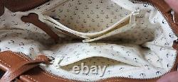 Brighton On Board Captain Tote 3d Anchor Bay Costal Nautical Canvas Handbag$375