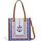 Brighton Sailor Heart Anchor And Soul Leather Tote Bag