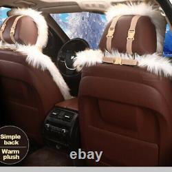 Car Seat Cover Winter Plush Fur Car Front Seat Protector Auto Car Seat Cover GOO