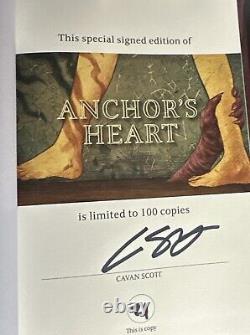 Cavan Scott. Anchor's Heart. Signed Hardcover Number 21 Of 100. Signed. New