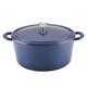 Curry Enameled Cast Iron Dutch Oven/casserole Pot With Lid, 6 Quart Anchor