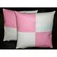 Cushion New Stylish Cover Decor Set Genuine Soft Lambskin Pink Pillow Leather