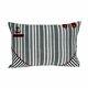Decorative 20 X 6 X 14 Nautical Blue Pillow Cover With Down Insert