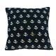 Decorative 20 X 7 X 20 Nautical Blue Accent Pillow Cover With Down Insert