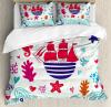 Digital Colorful Duvet Cover Set Twin Queen King Sizes With Pillow Shams