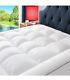 Elemuse Extra Thick Hotel Quality Cooling Mattress Topper -queen -white
