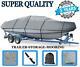 Grey Boat Cover For Chaparral 225 Ssi Wide Tech Witho Anchor Roller 2012-2017