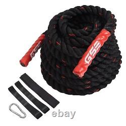 GSE Heavy Battle Rope, 1.5/2 Diameter Workout Battle Ropes for Home Gym & O