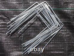 Galvanised Steel Pegs Ground Cover Fabric Staples Weed Control Anchor U Pins