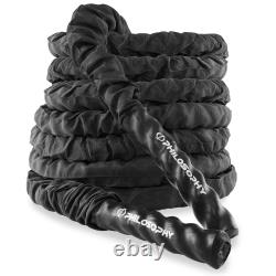 Gym Exercise Battle Rope with Cover with Anchor Kit