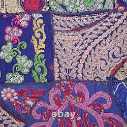 Handmade Cotton Sofa Cushion Cover Indian Patchwork Throw Pillow Case Cover New