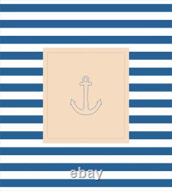 Harbour Stripe Duvet Cover Set Maritime Anchor