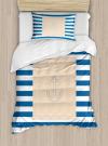 Harbour Stripe Duvet Cover Set Twin Queen King Sizes With Pillow Shams Ambesonne