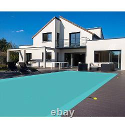 Heavy Duty Inground Pool Safety Winter Pool Cover with Anchor Tools Turquoise