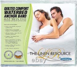 INNOMAX The Linen Resource Quilted Comfort Waterbed Anchor Band Custom Fit Mattr