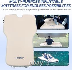 Inflatable Car Mattress 3.15'' Camping Air for SUVs, Full, Cream