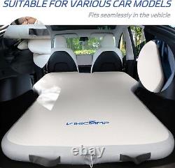 Inflatable Car Mattress 3.15'' Camping Air for SUVs, Full, Cream