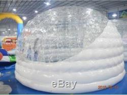 Inflatable Hot Tub Spa Solar Dome Cover Tent Structure With Pump & Anchors