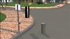 Installing Bike Bollard Post Covers Existing Post With Concrete Anchors