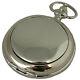 Mens Plain Silver Covers Mechanical Hunter Pocket Watch Handsome Gift Engraved