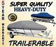 New Boat Cover Chaparral 225 Ssi Wide Tech Witho Anchor Roller 2012-2014