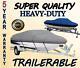 New Boat Cover Hewescraft-west Coast 160 Sportsman With Anchor Roller 2008-2019