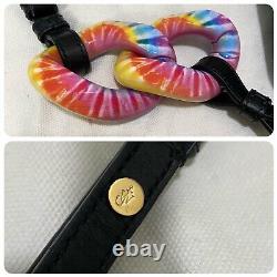 NWT $950 J. W. Anderson Rainbow Chain Link Anchor Baguette Bag Black