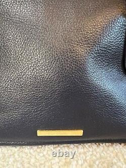 NWT Brahmin Micaela Anchor Mystic Navy Blue Satchel Leather