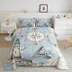 Nautical Bedding Set Anchor Compass Comforter Set For Kids Youth Teens Boys, O