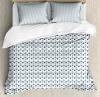 Nautical Blue Duvet Cover Set Anchors And Shells