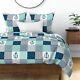 Nautical Chevron Anchor Fish Cheater Nursery Baby Sateen Duvet Cover By Roostery