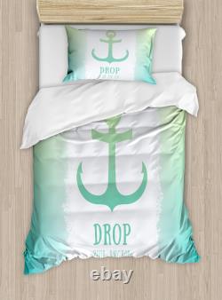 Nautical Ocean Duvet Cover Set Twin Queen King Sizes with Pillow Shams