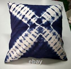 New Tie Dye Cushion Cover Lot Ethnic Pillows 16X16 Indigo Pillows Handmade Throw
