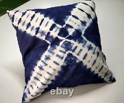 New Tie Dye Cushion Cover Lot Ethnic Pillows 16X16 Indigo Pillows Handmade Throw