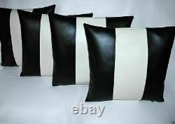 Pillow Cushion Home Decor Cover Real Leather Genuine Soft Lambskin Modern