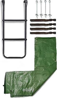 Plum 29124, Trampoline Accessory Pack Cover, Ladder and Anchoring Kit