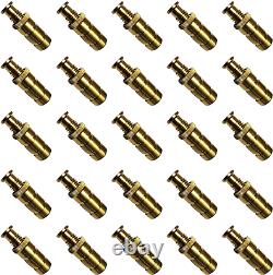 Poolzilla Pool Safety Cover Brass Anchors for Concrete and Pavers 25 Pack Un